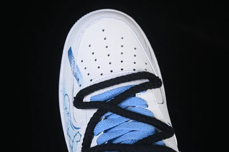 All categories Nk Air Force 1 Air Force series Nk Air Force 1 Low Air Force low-top Nike Air Force 1'07 Low "Pisces" Hand-painted graffiti twelve constellations series Pisces Air Force One low-top casual sneakers Constellation 219-320